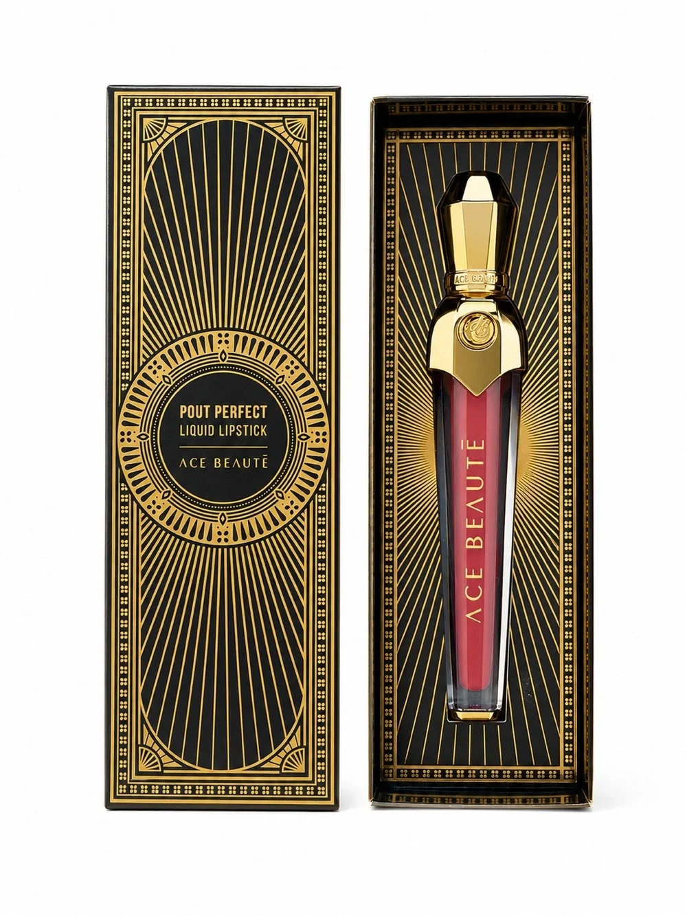 Ace Beauté Pout Perfect Liquid Lipstick – Ignite (2.5 g / 0.12 oz)